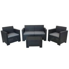 SET NEBRASKA 2 (Двухместный диван, 2 кресла, кофейный столик)